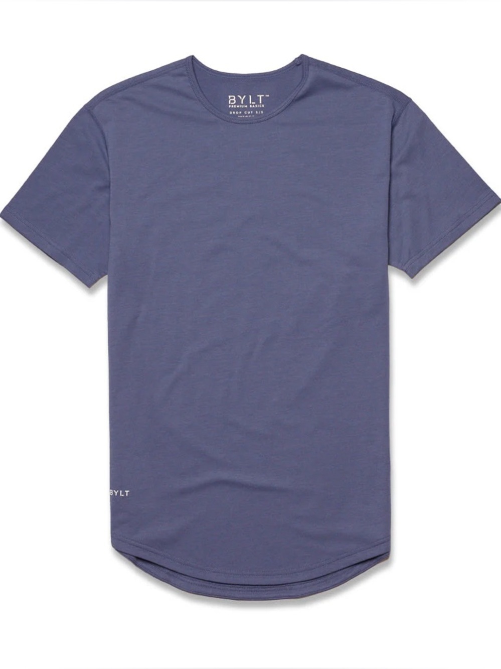 BYLT Men’s Short Sleeve Tee Shirt Athletic Light Blue - Picture 1 of 9